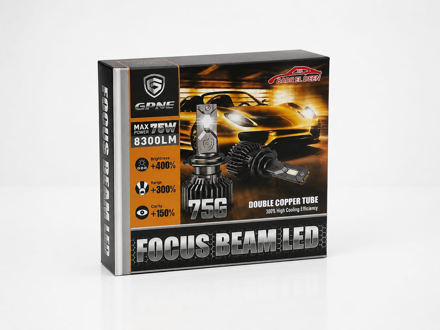 headlight led H4 150 watt
